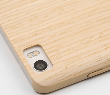 Деревянный чехол бампер для смартфонов Xiaomi Mi Note White Oak